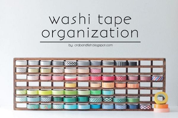 Easiest DIY Washi Tape Dispenser