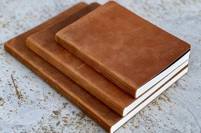Personalized Leather Journal, A5, A6, B5, A4 Bound Notebook Cover