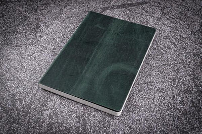 Forest Green Leather Notebook