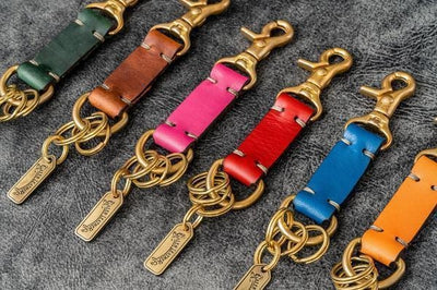 Handmade Leather Keychains & Key Holders