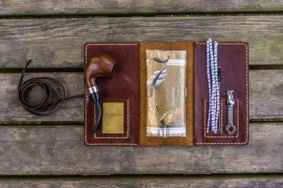 Leather Tobacco & Pipe Pouch Cases