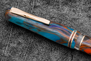 Gioia Metis Iride Fountain Pen - Rose Gold Trim