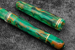 Gioia Metis Verde D'oriente Fountain Pen - Gold Trim