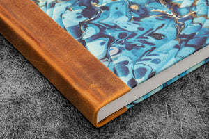 1870 Marbled Notebook - Ocean Waves - TR Blank Paper - A5