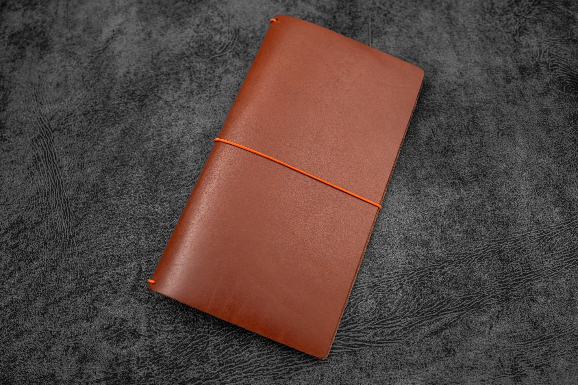 SECONDS  Leather Traveler's Notebook Cover - Brown