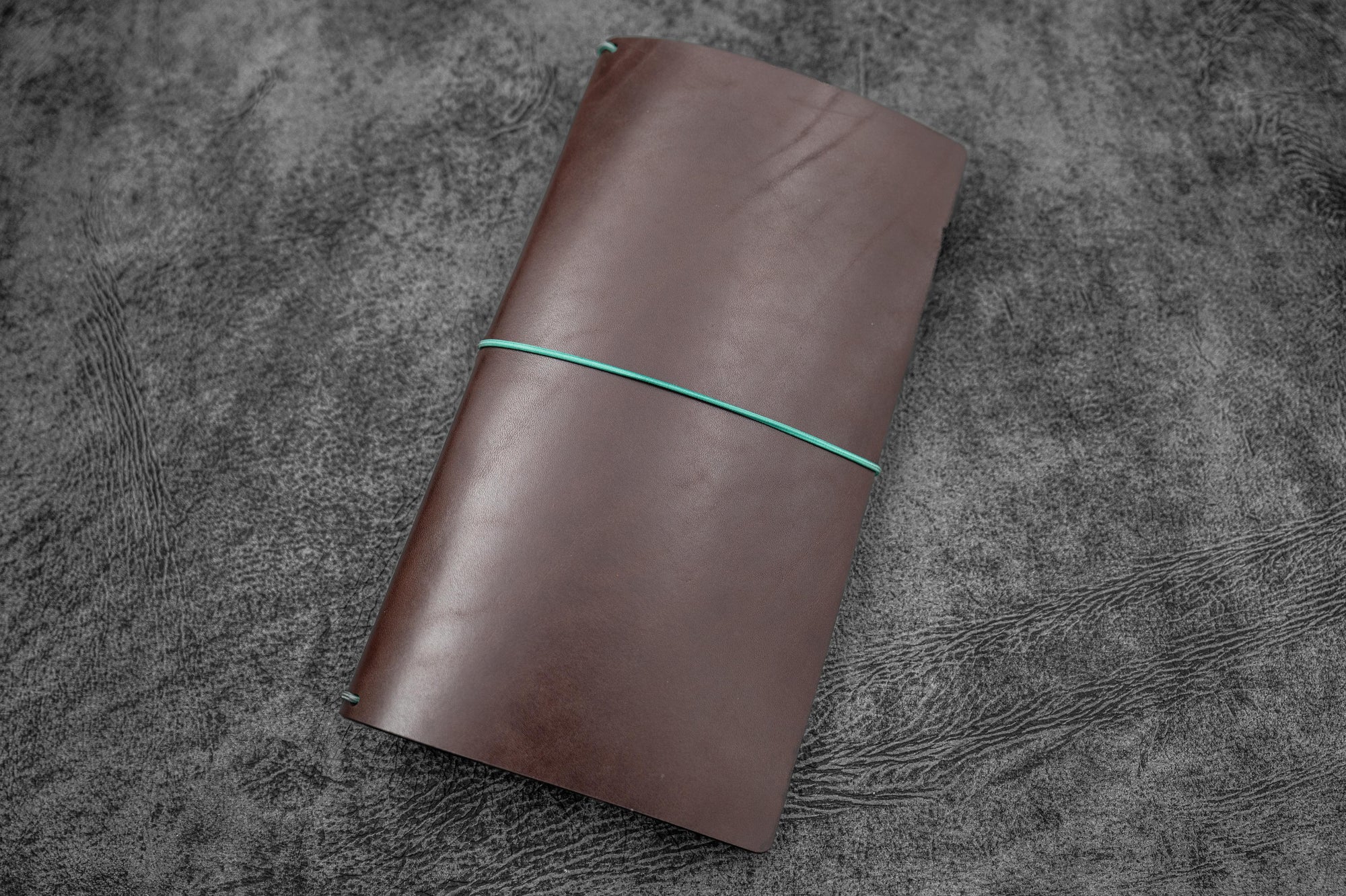 SECONDS  Leather Traveler's Notebook Cover - Dark Brown