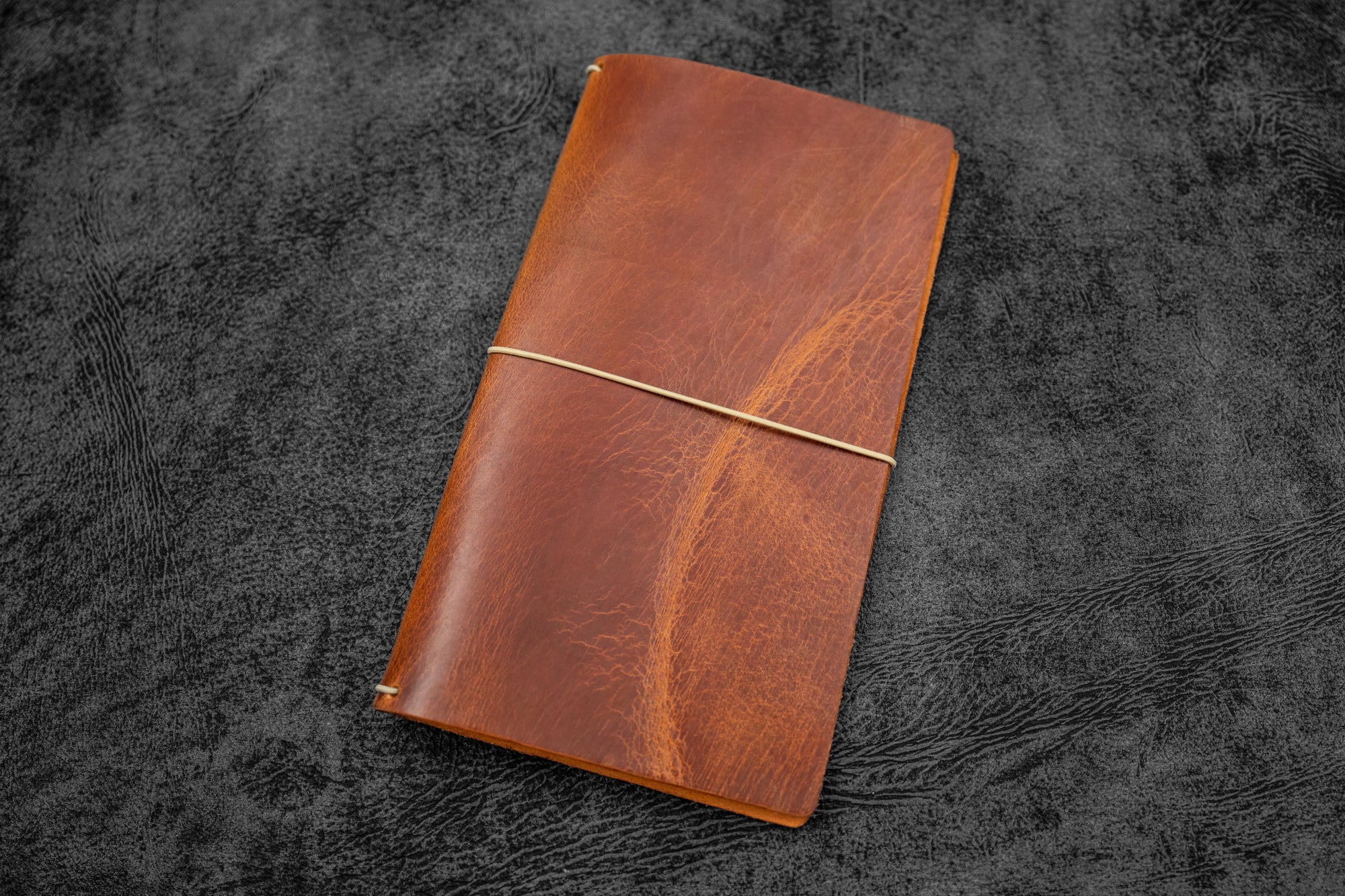 SECONDS  Leather Traveler's Notebook Cover - Crazy Horse Tan