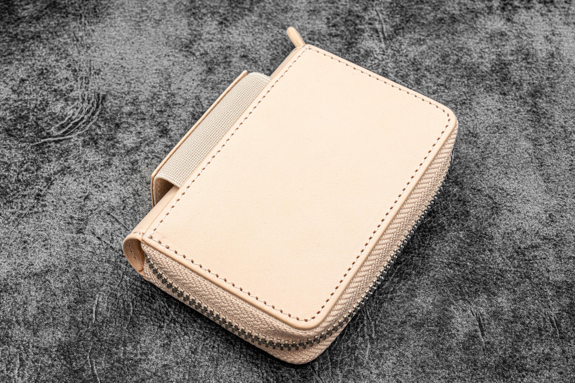 EDC Wallet - Undyed Leather