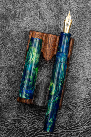 Galen X Studyo Agackakan - Fountain Pen V1 - Cenote - 2