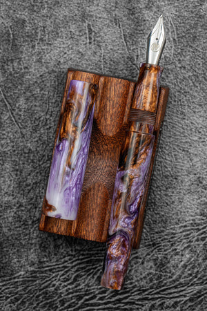 Galen X Studyo Agackakan - Fountain Pen V1 - Lilac Agate