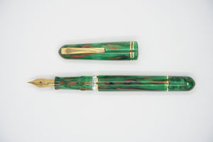 Gioia Metis Verde D'oriente Fountain Pen - Gold Trim