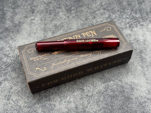 Kaweco Sport Fountain Pen Carmine - Galen Leather SE