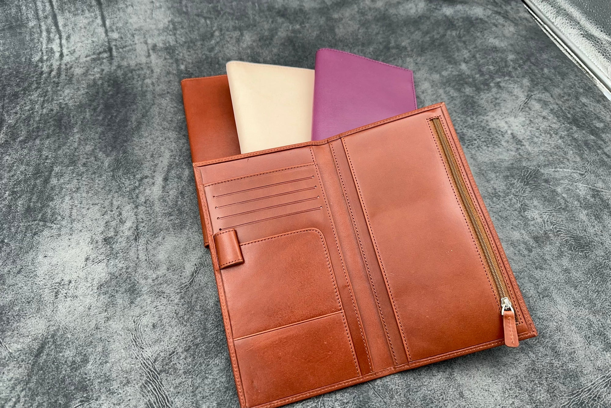 SECONDS Leather Wallet Insert for Traveler's Notebook - Regular Size - Multiple Colors - 415