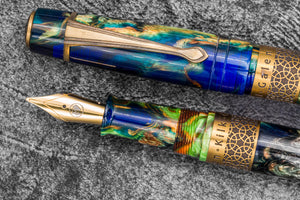 Kilk & Galen SE Celestial Fountain Pen - Ocean Cenote