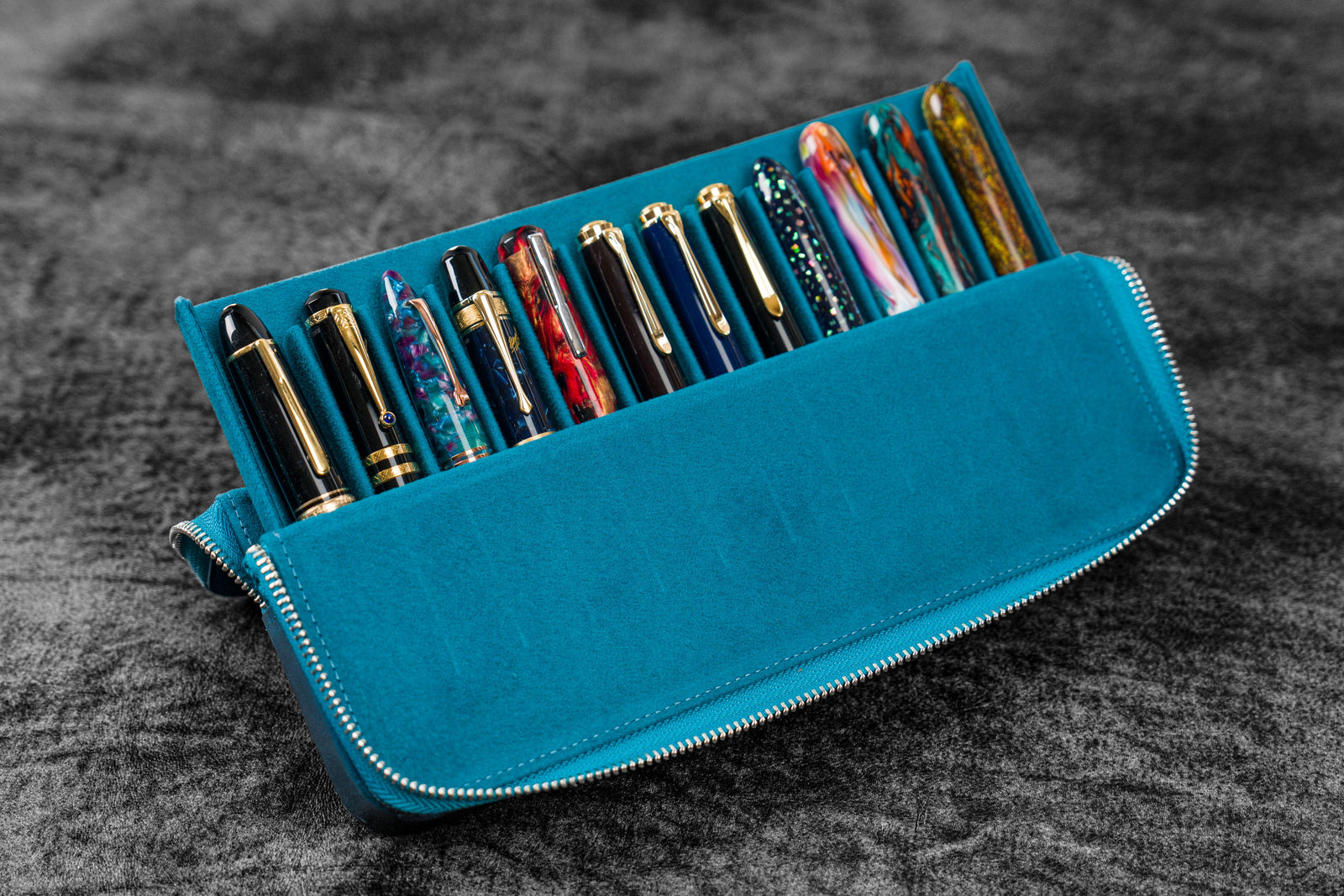 Zippered Pen / Pencil Cases, Sleeves & Pouches - Galen Tagged  for-five-pens - Galen Leather