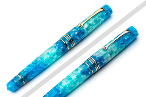 Leonardo Momento Zero Fountain Pen - Aloha - Silver Trim