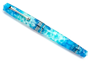 Leonardo Momento Zero Fountain Pen - Aloha - Silver Trim