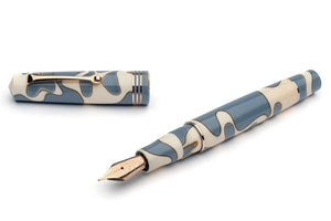 Leonardo Momento Zero Fountain Pen - Nuvola - Rose Gold