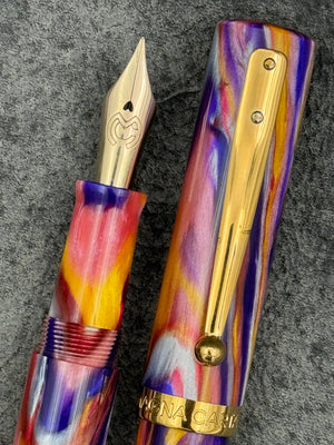 Magna Carta Mag 600 Fountain Pen 14k True Flex Nib -DPS Tulip