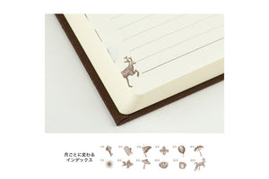 Midori 3 Years Diary - Door Design - Brown