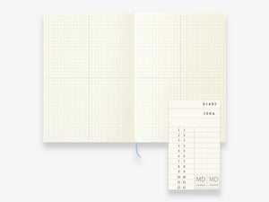 Midori MD Notebook Journal A5 Grid Block