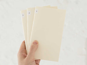 Midori MD Notebook Light B6 Slim Blank 3-pack