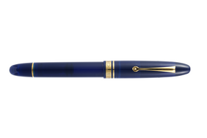 Omas Ogiva Fountain Pen in Blu with Gold Trim