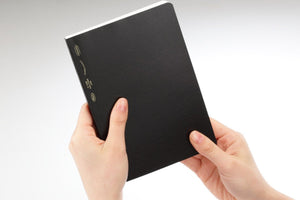 Stalogy 1/2 Year Notebook - A5 - Blank - 186 Pages - Black