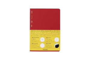 Stalogy 1/2 Year Notebook - B6 - Grid - 186 Pages - Red