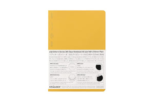 Stalogy 365Days Notebook - A5 - Blank - 368 Pages - Yellow