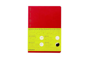 Stalogy 365Days Notebook - A5 - Grid - 368 Pages - Red