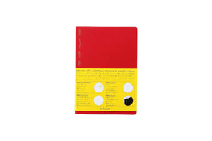 Stalogy 365Days Notebook - A6 - Grid - 186 Pages - Red