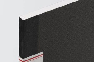 Stalogy Vintage Notebook - B5 - Lined - 104 Pages - Black