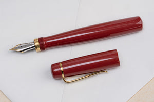 Ulpia 117 Ebonite Fountain Pen - Coral