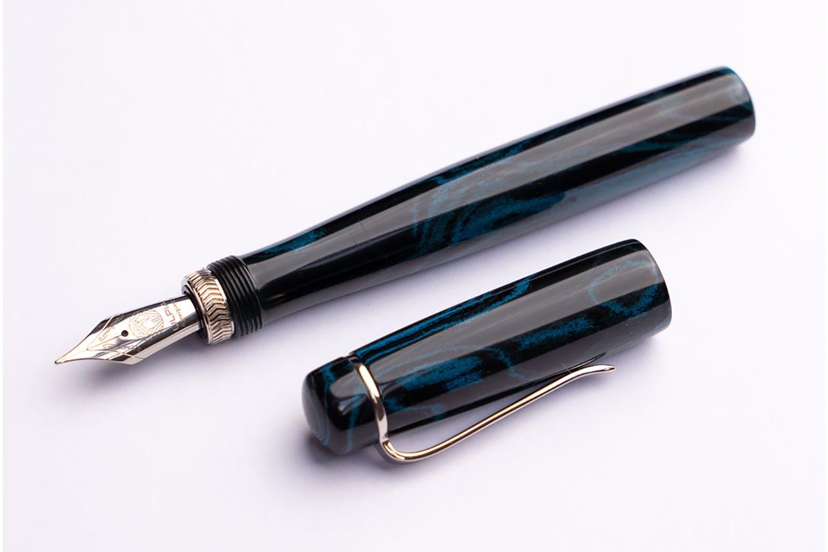 Ulpia 117 Ebonite Fountain Pen - Marine Blue