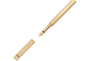 Ystudio Classic Revolve-Portable Fountain Pen-Brass