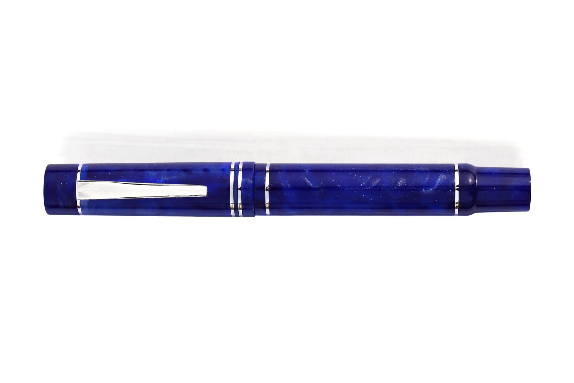 Gioia Alleria Mare Chiaro Fountain Pen Rhodium Trim