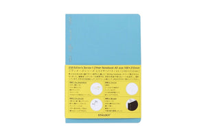 Stalogy 1/2 Year Notebook - A5 - Grid - 186 Pages - Blue