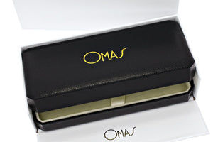 OMAS Paragon Fountain Pen in Black Lucen with Silver Trim