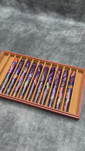 Galen X Studyo Agackakan - Fountain Pen V1 - Halloween Borealis