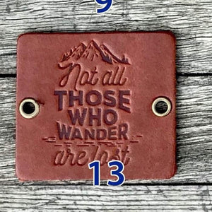 Leather Tag for Traveler's Notebook