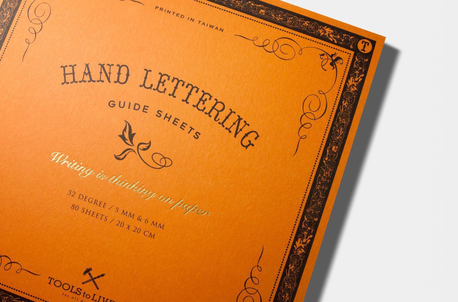 Calligraphy Practice paper: Orange hand writing workbook for adults & kids  12