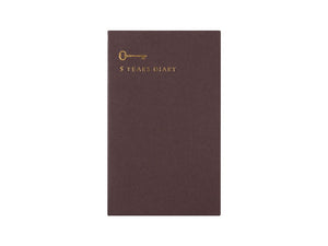 Midori 5 Years Diary - Door - Black