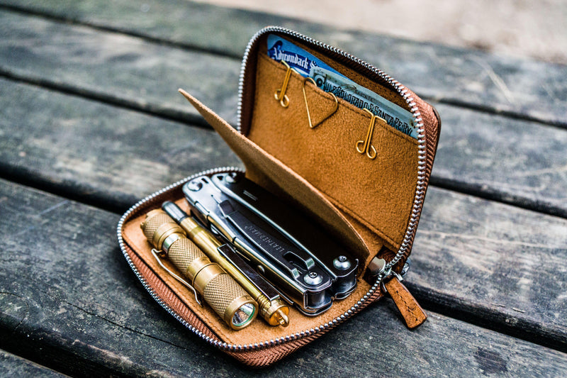 EDC Wallet - 100% Handmade in Turkey - Galen Leather