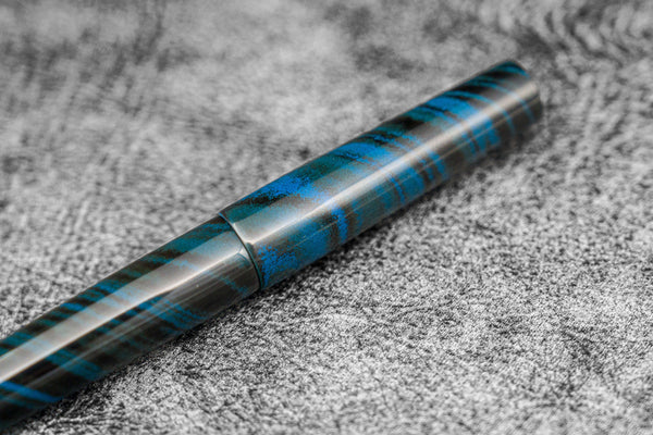 Blue Beachnut Cast Acrylic Pen, Abstract Woodworked item for sale by  HopeAndGracePens - Foundmyself