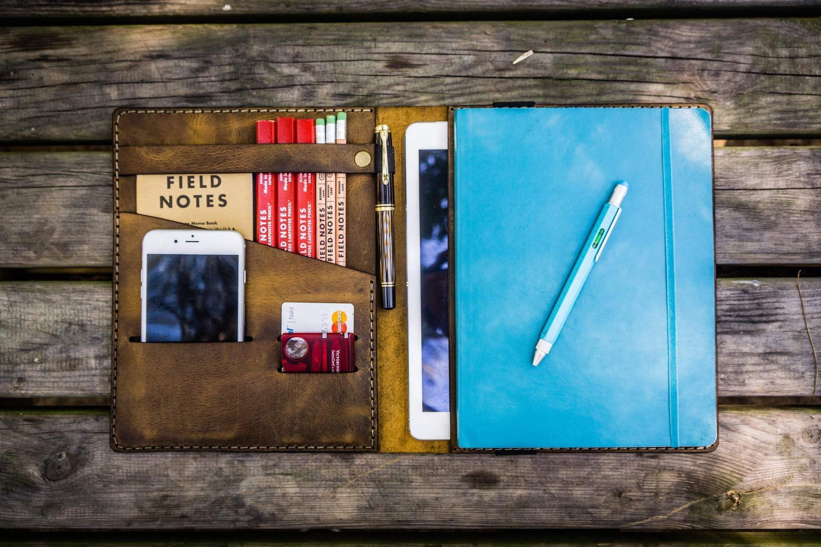 Leather Large Moleskine Cover in English Tan: Quality Meets