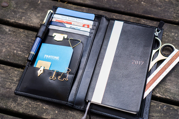 Leather Hobonichi Weeks Mega Cover - Undyed Leather