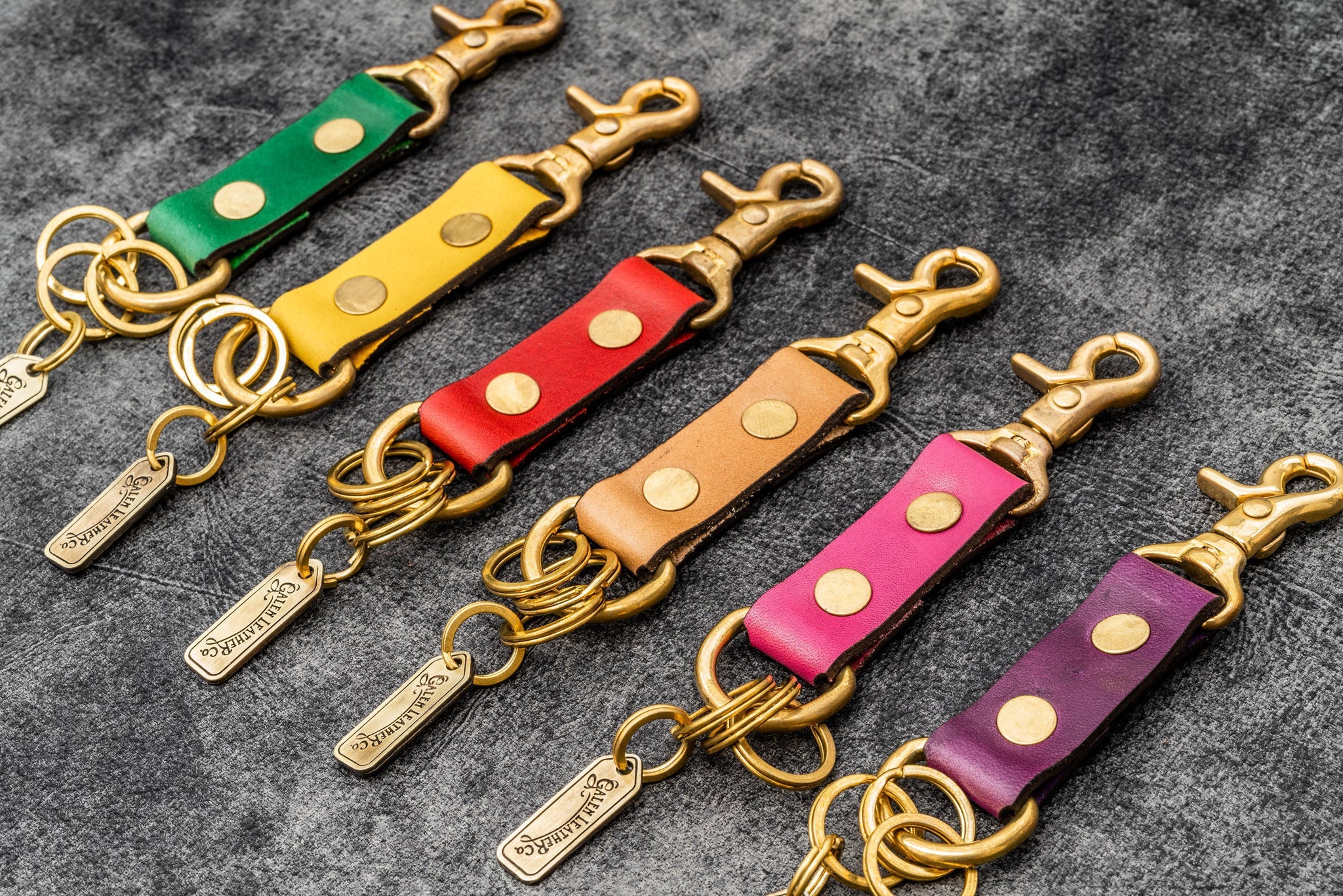 LEATHER KEYCHAIN FOR KEYS AND KEY FOB (ADD-ON ONLY. LIMIT 2)