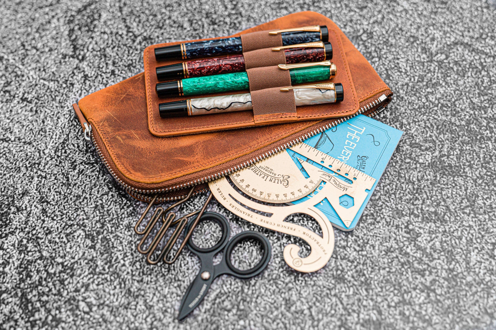 Leather Pen & Pencil Cases