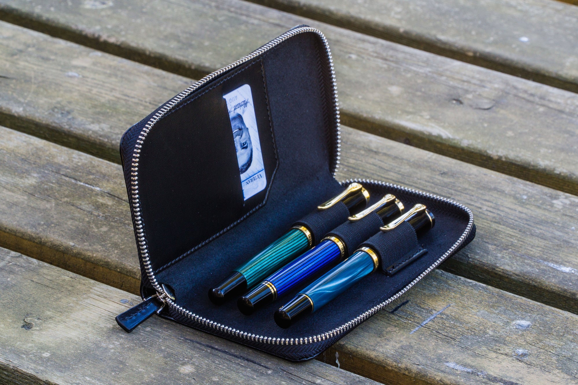 Londo Zippered Genuine Leather Pen and Pencil Case – LondoDesign